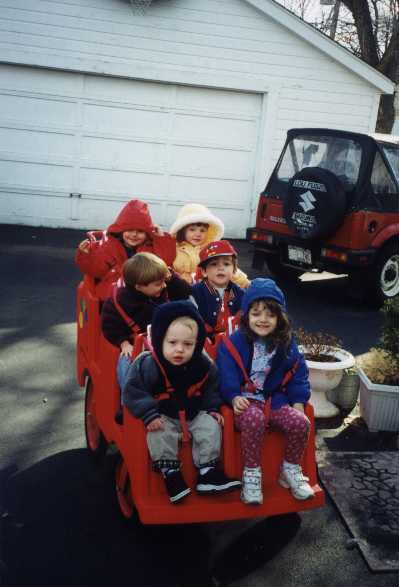 Sean and his daycare class