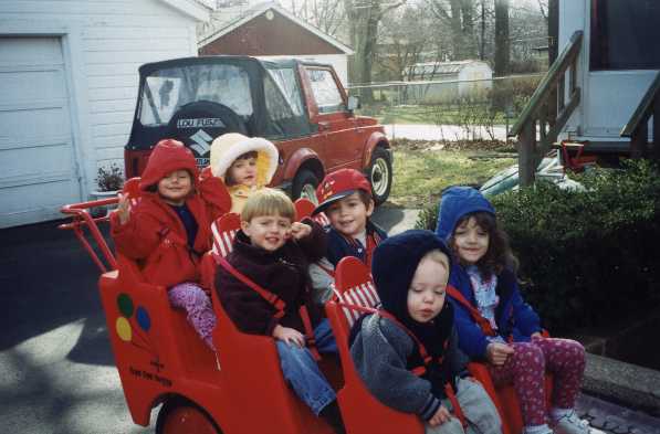 Sean and his daycare class
